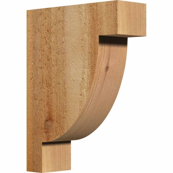 Ekena Millwork Alpine Rough Sawn Corbel, Western Red Cedar, 4"W x 12"D x 16"H COR04X12X16ALP00RWR - main